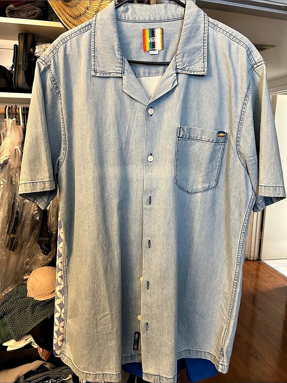 Vans “Together as our” Light Blue Denim Shirt